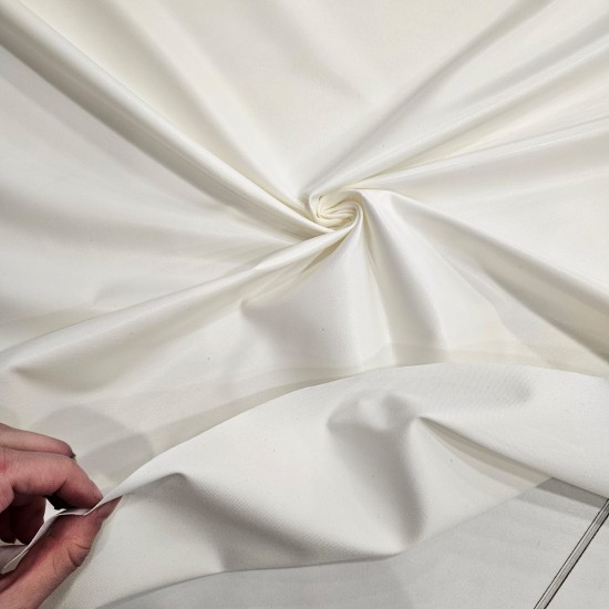 Şeffaf Kaplama Krem Zemin Süprem Kumaş | R4-14