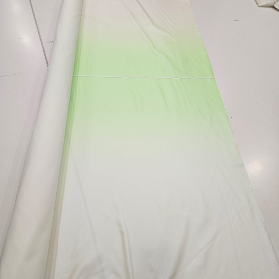 Su Geçirmez PU Kaplama Yeşil Degrade Geçişli Parça Kumaş