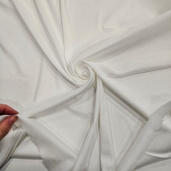 Ekru Renk İnce Örme Kumaş | D-1