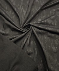 Siyah Fırça Darbesi Desen Süprem Parça Kumaş