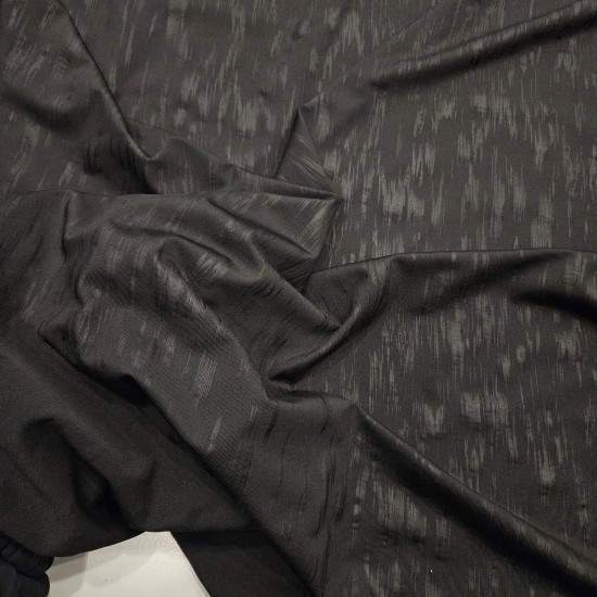 Siyah Fırça Darbesi Desen Süprem Parça Kumaş