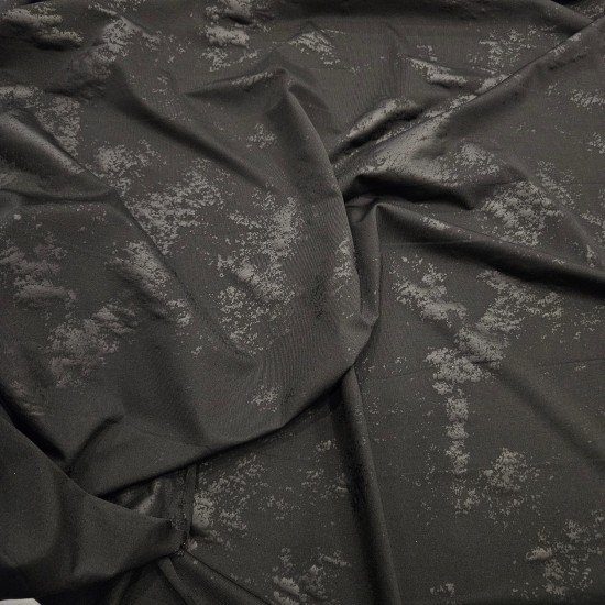 Siyah Fırça Darbe Desen Örme Parça Kumaş