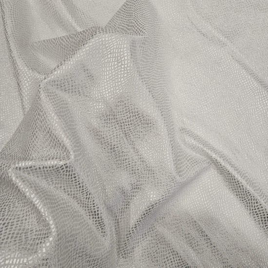 Yılan Desen Jakarlı İnterlok Kumaş | D-15