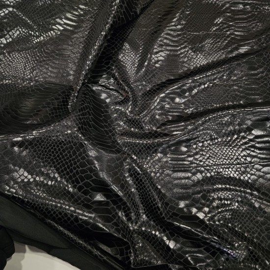 Parlak Piton Desen İnterlok Kumaş | D-19