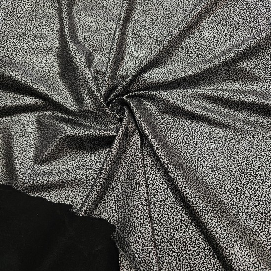 Mat Gümüş Kumlama Likralı Süprem Kumaş | D-21