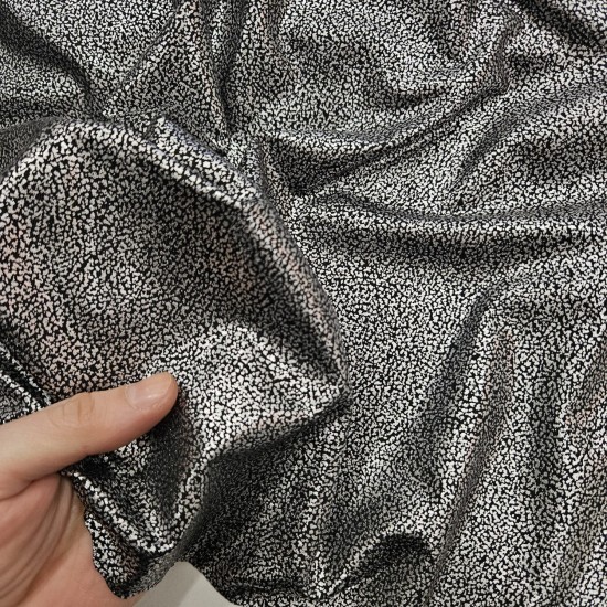 Mat Gümüş Kumlama Likralı Süprem Kumaş | D-21