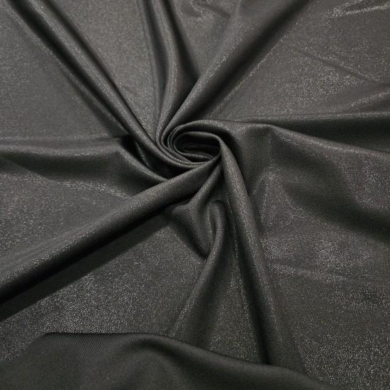 Parlak Kaplama Minik Noktalar Desen İnterlok Kumaş | X-04