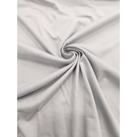 30/1 Penye Süprem Kumaş | Açık Gri | 150 gsm