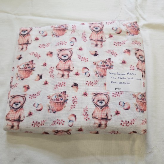 Kareli Müslin Kumaş | 200x160 cm | P41