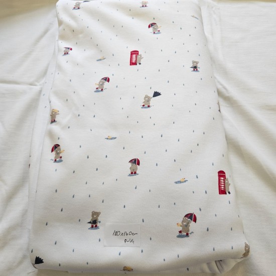 Baskılı İnterlok Parça Kumaş | 180x160 cm | P44