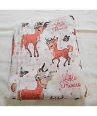 Baskılı %100 Pamuk 2 Katlı 1 mt Kareli Müslin Kumaş | Ceylan