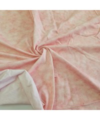 Penye Süprem Baskılı Parça Kumaş | Pembe