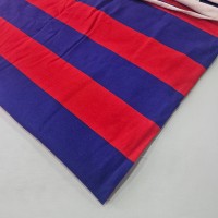 Penye Süprem Parça Kumaş | Kırmızı Mavi Çizgili