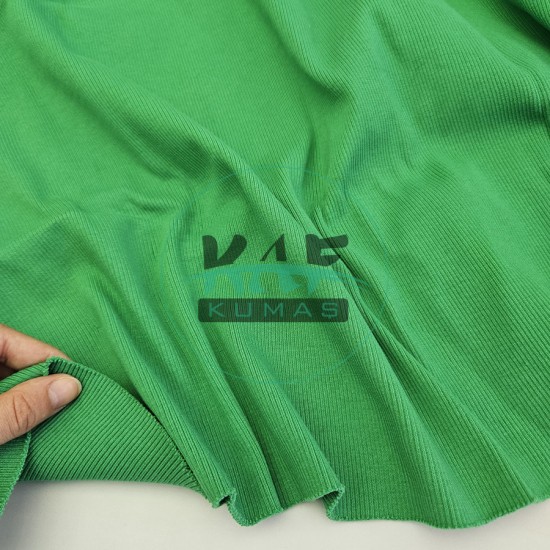 Kaşkorse Polyester Parça Kumaş | Yeşil