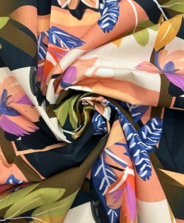 Pamuklu Dokuma Poplin Kumaş | Çiçek