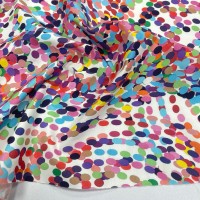 Pamuklu Dokuma Poplin Kumaş | Yuvarlak Şekiller