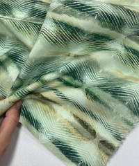 Pamuklu Dokuma Poplin Kumaş | Yeşil