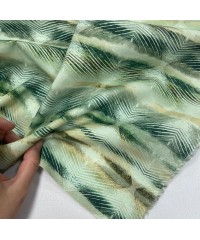 Pamuklu Dokuma Poplin Kumaş | Yeşil