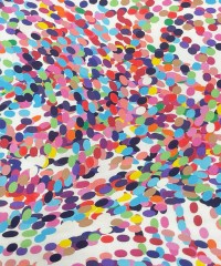 Pamuklu Dokuma Poplin Kumaş | Yuvarlak Şekiller