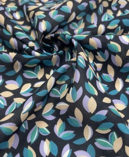 Viskon Dokuma Vual Kumaş | Yapraklar