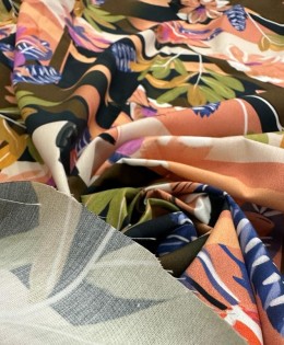 Pamuklu Dokuma Poplin Kumaş | Çiçek