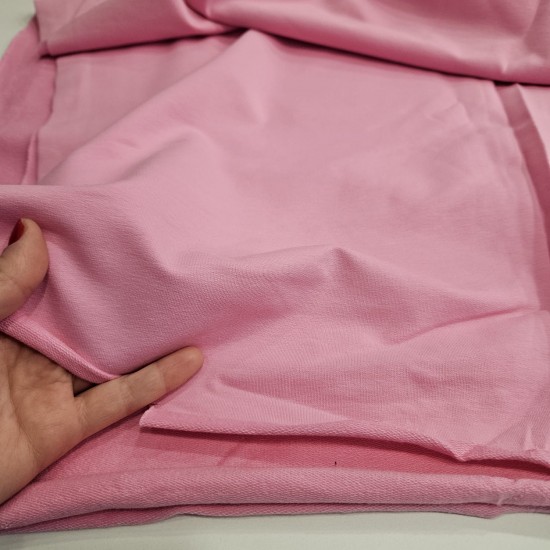 Penye İki İplik Parça Kumaş | Pembe 2