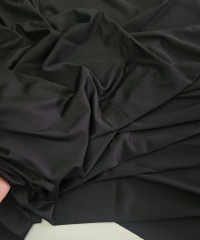 Polyester İnterlok Parça Kumaş | Siyah