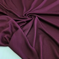 Polyester İnterlok Parça Kumaş | Bordo Polyester İnterlok Parça Kumaş | Bordo