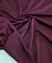 Polyester İnterlok Parça Kumaş | Bordo Polyester İnterlok Parça Kumaş | Bordo