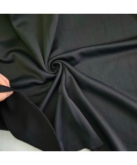 Penye Şardonlu Polyester İnterlok Parça Kumaş | Siyah Penye Şardonlu Polyester İnterlok Parça Kumaş | Siyah