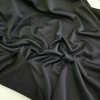 Penye Şardonlu Polyester İnterlok Parça Kumaş | Siyah