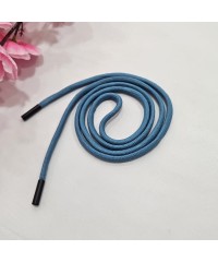 İndigo Kordon Bağcık Siyah Renk Uçlamalı 105 cm