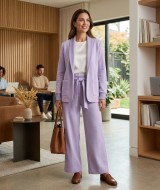 3 İplik Şardonlu Kumaş | Lila