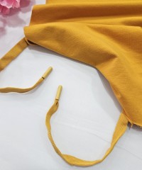 Özel Fırsat* Hardal 10'lu Kordon Bağcık 115 cm & No 28 Gümüş Renk 20'li Kuşgözü Set