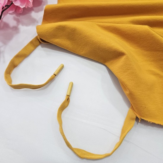 Set Fırsat* Hardal 50'lu Kordon Bağcık Siyah Renk Uçlamalı 115 cm & No 28 Gümüş Renk 100'li Kuşgözü Set