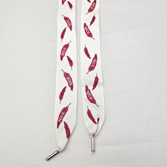 Kırmızı Biber Baskılı Sweatshirt-Eşofman İpi / Ayakkabı Bağcığı / Kordon İp 120 cm