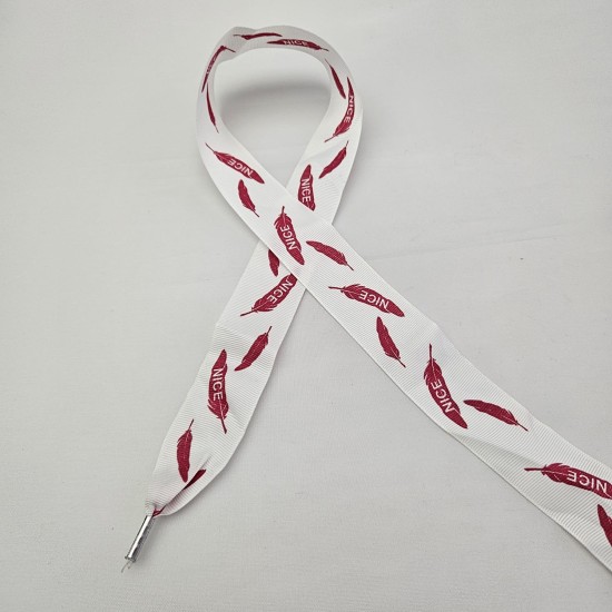 Kırmızı Biber Baskılı Sweatshirt-Eşofman İpi / Ayakkabı Bağcığı / Kordon İp 120 cm