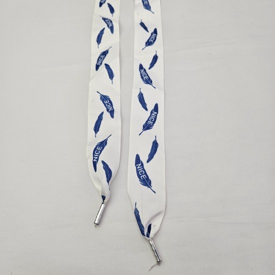 Mavi Biber Baskılı Sweatshirt-Eşofman İpi / Ayakkabı Bağcığı / Kordon İp 120 cm