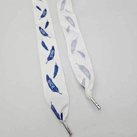 Mavi Biber Baskılı Sweatshirt-Eşofman İpi / Ayakkabı Bağcığı / Kordon İp 120 cm