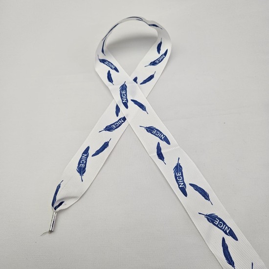 Mavi Biber Baskılı Sweatshirt-Eşofman İpi / Ayakkabı Bağcığı / Kordon İp 120 cm