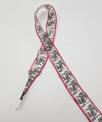 Şeffaf Kırmızı Siyah Renk Baskılı Sweatshirt-Eşofman İpi / Ayakkabı Bağcığı / Kordon İp 120 cm