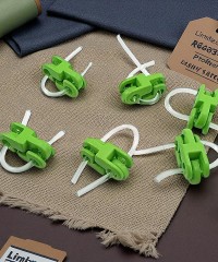 İki Delikli Metal Yeşil Stoper | 4,5 mm Delik Çaplı Mont Stoperi | İp Ucu Stoper