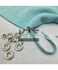 Set Fırsat* Aqua 50'lu Kordon Bağcık 120 cm & No 28 Gümüş Renk 100'li Kuşgözü Set