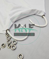 Set Fırsat* Ekru 50'lu Kordon Bağcık Beyaz Renk Uçlamalı 115 cm & No 5 Gümüş 100'li Kuşgözü Set