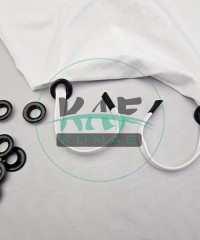 Set Fırsat* Ekru 50'lu Kordon Bağcık Siyah Renk Sakız Uçlamalı 115 cm & No 28 Siyah 100'li Kuşgözü Set