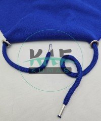 Set Fırsat* Saks Mavi 50'lu Kordon Bağcık Gümüş Renk Uçlamalı 105 cm & No 5 Gümüş Renk 100'li Kuşgözü Set