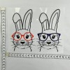 Termo Transfer Baskı | Gözlüklü Tavşanlar 3