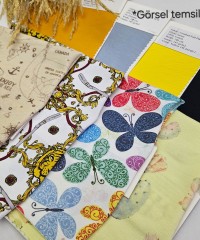 Tasarımcılar ve Kumaş Öğrenmek isteyenler için Kumaş Örnekleri Kiti | Ev Giyim