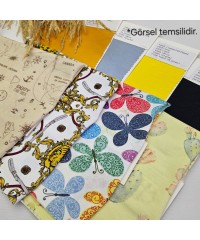 Tasarımcılar ve Kumaş Öğrenmek isteyenler için Kumaş Örnekleri Kiti | Ev Giyim