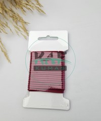 3 mm Yuvarlak Yumuşak Lastik İp 5 mt | Bel Paça Don Lastiği | Aksesuar Lastiği Koyu Kırmızı_148